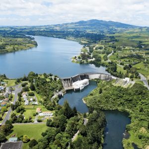 Karapiro Hydro Station, courtesy of Mercury